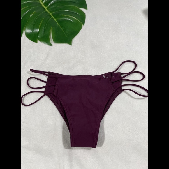 NEW Mia Marcelle Reina Strappy Cheeky Bikini Bottom [SZ Large ]‎ - Picture 3 of 12